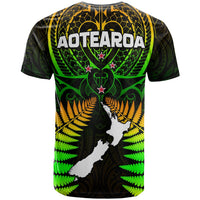 Aotearoa Fern T Shirt New Zealand Hei Tiki Special Style LT13 - Wonder Print Shop