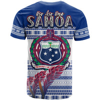 Toa Samoa Rugby T Shirt Uso Aso Uma Go Champions White LT13 - Wonder Print Shop