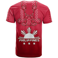 Philippines T Shirt Sun Filipino Red Barong LT13 - Wonder Print Shop