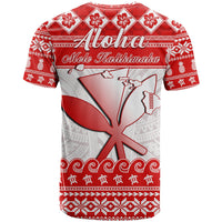 Hawaii Christmas T Shirt Kanaka Polynesian Santa Claus Mele Kalikimaka - Wonder Print Shop