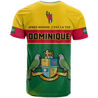 Dominica T Shirt Dominican Coat Of Arms With Map - Wonder Print Shop