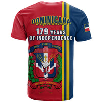 Dominican Republic T Shirt Happy 179 Years Of Independence - Wonder Print Shop
