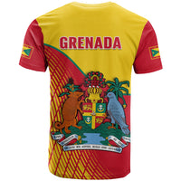 Grenada T Shirt Coat Of Arms Happy 49th Independence Day - Wonder Print Shop
