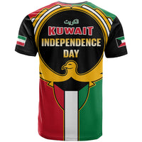 Kuwait T Shirt Happy Independence Day With Coat Of Arms - Wonder Print Shop