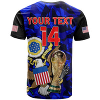 Custom USA Football T Shirt The Yanks Champions WC 2022 - Wonder Print Shop