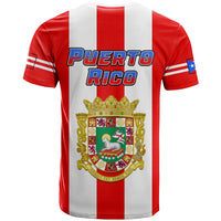 Puerto Rico T Shirt Coat Of Arms Mix Flag - Wonder Print Shop