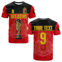 Custom Belgium T Shirt Football 2022 De Rode Duivels Sporty Style - Wonder Print Shop
