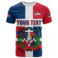 Custom Dominican Republic T Shirt Dominicana Proud Style Flag LT13 - Wonder Print Shop