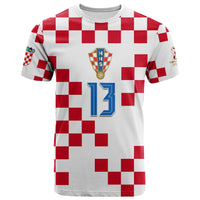 Custom Croatia Football T Shirt World Cup Champions 2022 Hrvatska LT13 - Wonder Print Shop