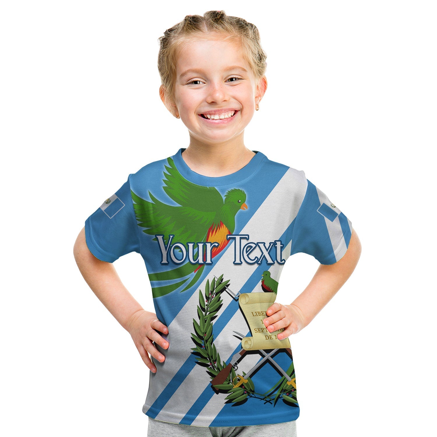 custom-personalised-guatemala-t-shirt-kid-resplendent-quetzal-gorgeous