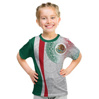 Custom Mexico T Shirt Mexican Eagles Aztec Pattern LT13 - Wonder Print Shop