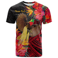 Custom Papua New Guinea T Shirt Bird of Paradise LT13 - Wonder Print Shop