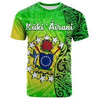 Cook Islands T Shirt Cook Islands Coat Of Arms Turtle Polynesian - Wonder Print Shop