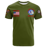 Custom Tuskegee Airmen T Shirt US Military Army Green Red Tails LT13 - Wonder Print Shop