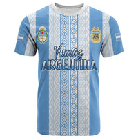 Custom Argentina Football T Shirt Champions World Cup Gaucho Vamos LT13 - Wonder Print Shop
