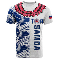 Custom Toa Samoa Rugby T Shirt Siamupini Ula Fala White LT13 - Wonder Print Shop