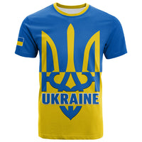 Ukraine T Shirt Stand With Ukrainian Simple Style - Wonder Print Shop