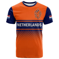 Custom Netherlands Cricket T Shirt ODI Simple Orange Style - Wonder Print Shop