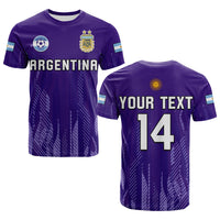 Custom Argentina Football T Shirt Vamos La Albiceleste 2022 Newest Style - Wonder Print Shop