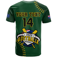 Custom Australia Baseball 2023 T Shirt Go Aussie - Wonder Print Shop