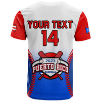 Custom Puerto Rico 2023 T Shirt Baseball Sporty Version - Wonder Print Shop