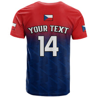 Custom Czech Republic 2023 T Shirt Baseball - Wonder Print Shop