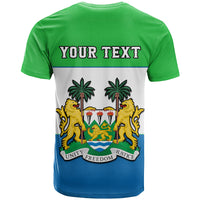 Custom Sierra Leone T Shirt Happy Independence Day - Wonder Print Shop