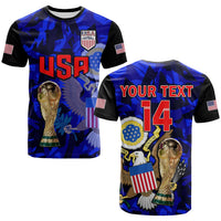 Custom USA Football T Shirt The Yanks Champions WC 2022 - Wonder Print Shop