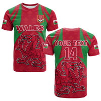 Custom Wales Rugby T Shirt The Dragons National Team Come On Cymru - Wonder Print Shop