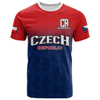 Custom Czech Republic 2023 T Shirt Baseball - Wonder Print Shop