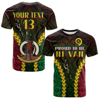 Custom Vanuatu Indigenous T Shirt Proud To Be Ni Vanuatu Polynesian Pattern LT13 - Wonder Print Shop