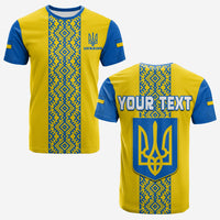 Custom Ukraine T Shirt Ukrainian Pattern LT13 - Wonder Print Shop