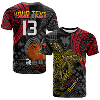 Custom Text and Number Papua New Guinea T Shirt Raggiana Birds Of Paradise Happy 47th Independence Day LT13 - Wonder Print Shop