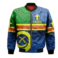 Vanuatu Tafea Province Day Bomber Jacket Tafea Flag Color Style LT9 - Wonder Print Shop