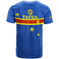 Custom Vanuatu Tafea Province T Shirt Flag Style LT12 - Wonder Print Shop