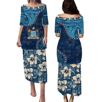 Fiji Puletasi Dress Tapa Pattern Style LT9
