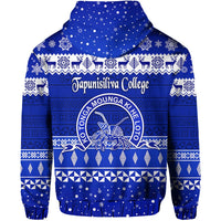 Tapunisiliva College Christmas Zip Hoodie Simple Style LT8 - Wonder Print Shop