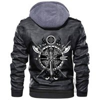 Viking Tattoo Leather Jacket RLT12 - Wonder Print Shop