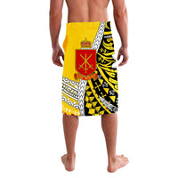 Tonga Terra Marique Lavalava Gold Polynesian Minimalist Style - Wonder Print Shop