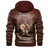 Viking The Northern Warrior Poster Leather Jacket RLT12 - Wonder Print Shop