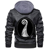 Viking The Nasal Figure Of The Ship Drakkar Leather Jacket RLT12 - Wonder Print Shop