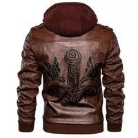 Viking Thor's Hammer Mjolnir Leather Jacket RLT12 - Wonder Print Shop