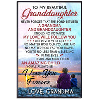 to-my-beautiful-granddaughter-i-love-you-forever-vertical-poster