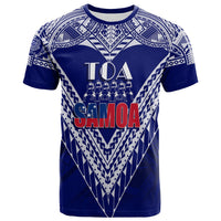 Custom Toa Samoa RLS Warriors Siva Tau T Shirt - Wonder Print Shop
