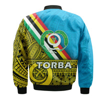 Vanuatu Torba Province Day Bomber Jacket Torba Flag Color Style LT9 - Wonder Print Shop