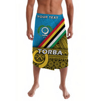 Custom Personalised Vanuatu Torba Province Day Lavalava Torba Flag Color Style - Wonder Print Shop