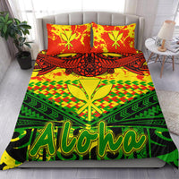 Hawaiian Tribal Kanaka Maoli Bedding Set Reggae Polynesian Version LT9 - Wonder Print Shop