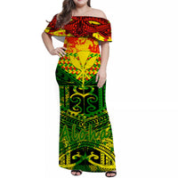 Hawaiian Tribal Kanaka Maoli Matching Hawaiian Shirt And Dress Reggae Polynesian Version LT9 - Wonder Print Shop