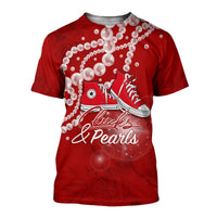 Womxn's History Month T Shirt Chucks and Pearls Change The World - Wonder Print Shop