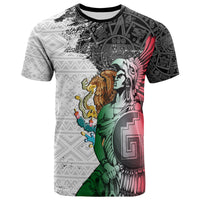 Custom Mexican Tribal Aztec Warriors T Shirt Eagle Warriors - Wonder Print Shop
